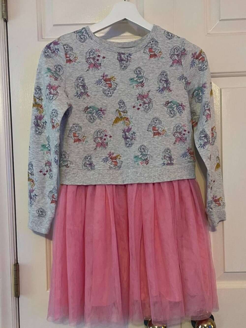 Disney Girls 10 Princess Tulle fall winter Dress | Kidcore Dopamine tutu